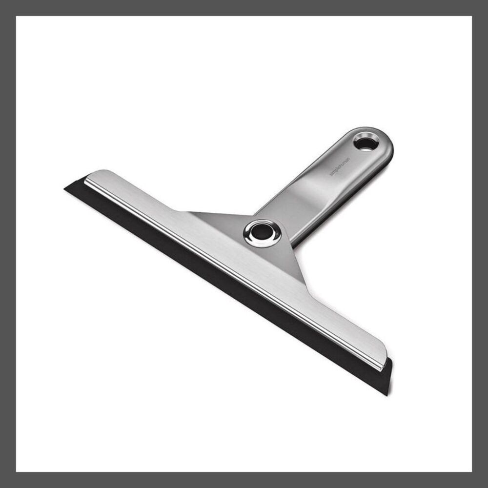 simplehuman - Foldaway Bathroom Shower Squeegee Suct Silver